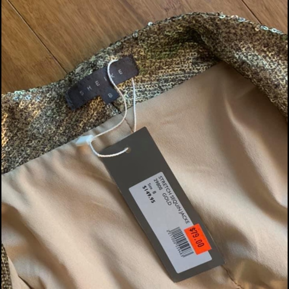 Sheike sequinned jacket gold - Picture 2 of 4